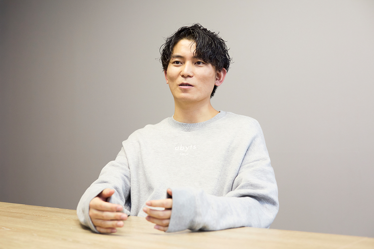 インタビュー風景